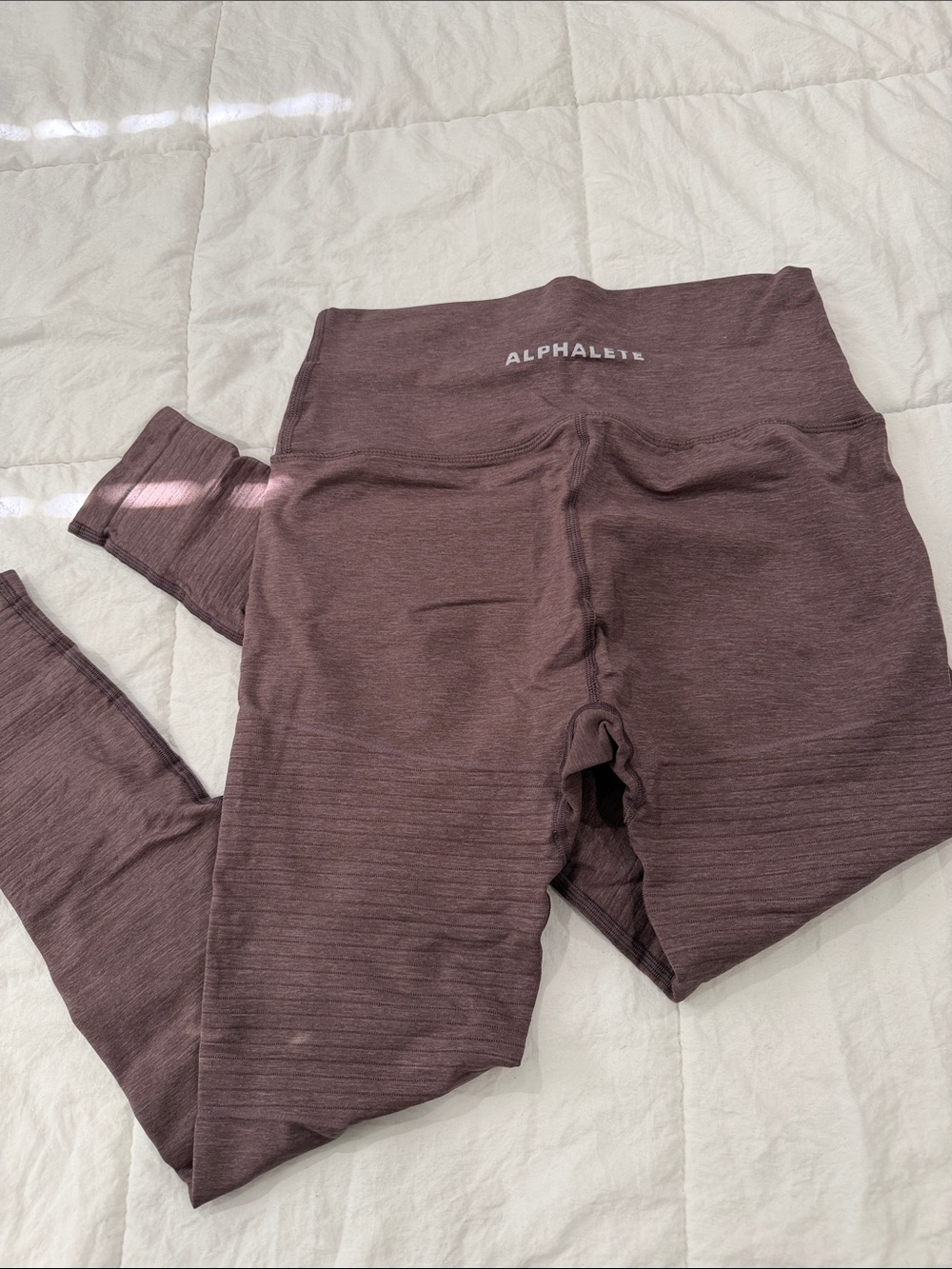 Alphalete Seamless Leggings in Mauve
